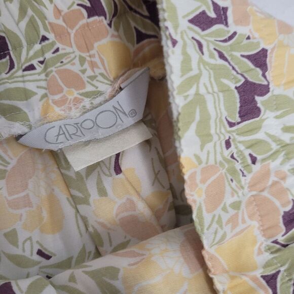 VINTAGE 90s skirt pastel floral cottagecore midi M‎ - Picture 4 of 6